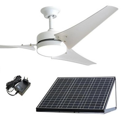 60 Inch 40W Solar Powered Ceiling Cool Fan with Adapter home appliances