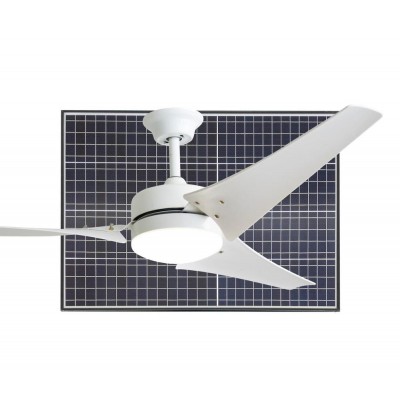 no electrical cost solar power ceiling fan rechargeable 60 inch 1.2 meters