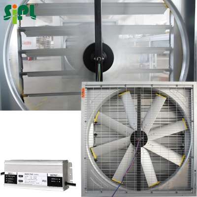 Sunny Solar Wall Fan 1220*1220mm 380W Sunlight Powered DC 36V 8.9A Grid Backup Energetic High Efficiency Heat Extraction Fan