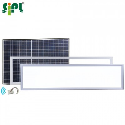 90W Day Night Lighting Shaftless LED Skylight 300x1200mm Solar Battery Power Collector Non-Tubular Ceiling LED Panel Long Light